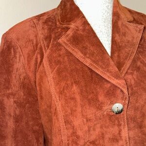 Vintage 90s Brown Suede Women's Jacket XL